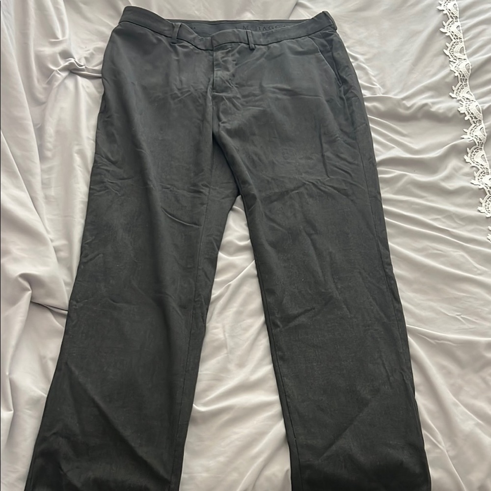 Haggar Black Dress Pants Straight Leg